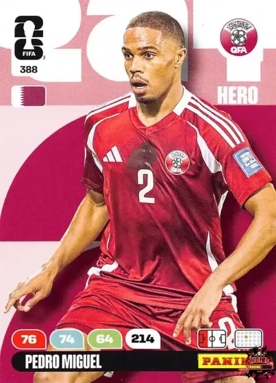 388 Pedro Miguel Panini Adrenalyn XL World Cup 2026 2026 388 Pedro Miguel Panini Adrenalyn XL World Cup 2026 2026