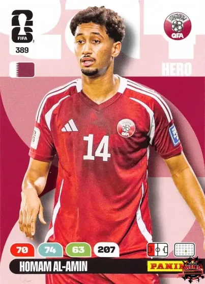 389 Homam Al-Amin Panini Adrenalyn XL World Cup 2026 2026 389 Homam Al-Amin Panini Adrenalyn XL World Cup 2026 2026