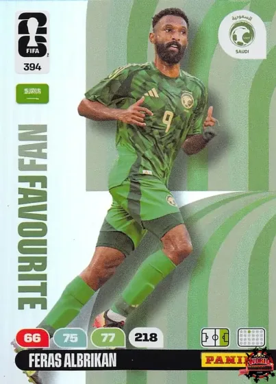 394 Feras Albrikan Panini Adrenalyn XL World Cup 2026 2026 394 Feras Albrikan Panini Adrenalyn XL World Cup 2026 2026