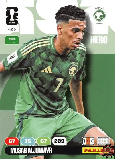 403 Musab Aljuwayr Panini Adrenalyn XL World Cup 2026 2026 403 Musab Aljuwayr Panini Adrenalyn XL World Cup 2026 2026