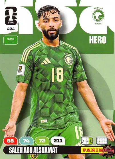 404 Saleh Abu Alshamat Panini Adrenalyn XL World Cup 2026 2026 404 Saleh Abu Alshamat Panini Adrenalyn XL World Cup 2026 2026