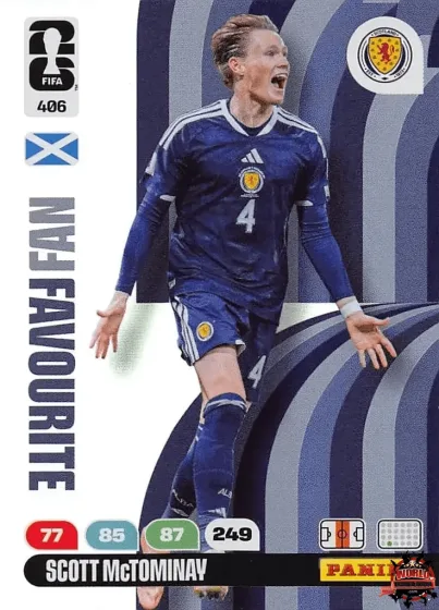 406 Scott McTominay Panini Adrenalyn XL World Cup 2026 2026 406 Scott McTominay Panini Adrenalyn XL World Cup 2026 2026