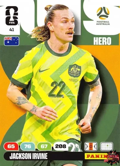 41 Jackson Irvine Panini Adrenalyn XL World Cup 2026 2026 41 Jackson Irvine Panini Adrenalyn XL World Cup 2026 2026