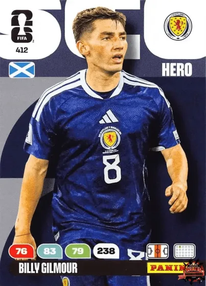 412 Billy Gilmour Panini Adrenalyn XL World Cup 2026 2026 412 Billy Gilmour Panini Adrenalyn XL World Cup 2026 2026