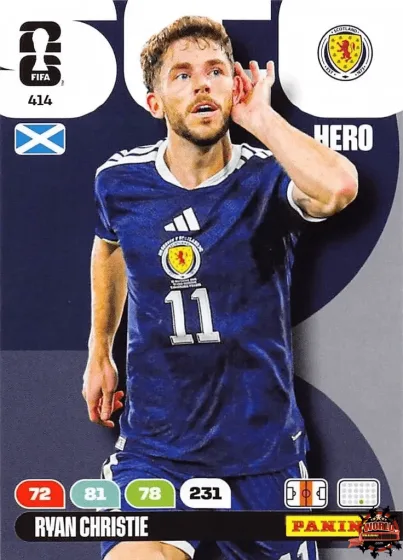 414 Ryan Christie Panini Adrenalyn XL World Cup 2026 2026 414 Ryan Christie Panini Adrenalyn XL World Cup 2026 2026