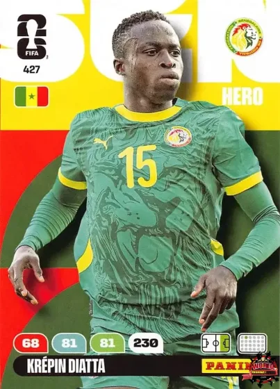427 Krépin Diatta Panini Adrenalyn XL World Cup 2026 2026 427 Krépin Diatta Panini Adrenalyn XL World Cup 2026 2026
