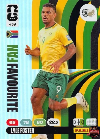 430 Lyle Foster Panini Adrenalyn XL World Cup 2026 2026 430 Lyle Foster Panini Adrenalyn XL World Cup 2026 2026