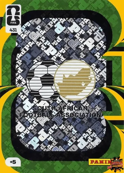 431 Південна Африка — емблема Panini Adrenalyn XL World Cup 2026 2026 431 Південна Африка — емблема Panini Adrenalyn XL World Cup 2026 2026