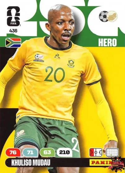 436 Khuliso Mudau Panini Adrenalyn XL World Cup 2026 2026 436 Khuliso Mudau Panini Adrenalyn XL World Cup 2026 2026