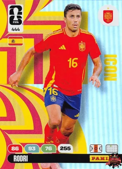 444 Rodri Panini Adrenalyn XL World Cup 2026 2026 444 Rodri Panini Adrenalyn XL World Cup 2026 2026