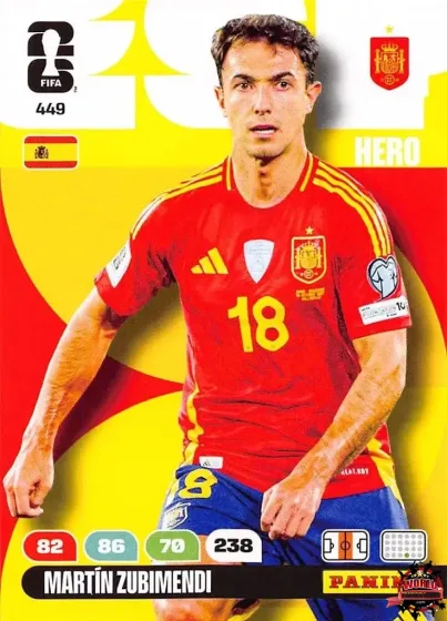 449 Martín Zubimendi Panini Adrenalyn XL World Cup 2026 2026 449 Martín Zubimendi Panini Adrenalyn XL World Cup 2026 2026