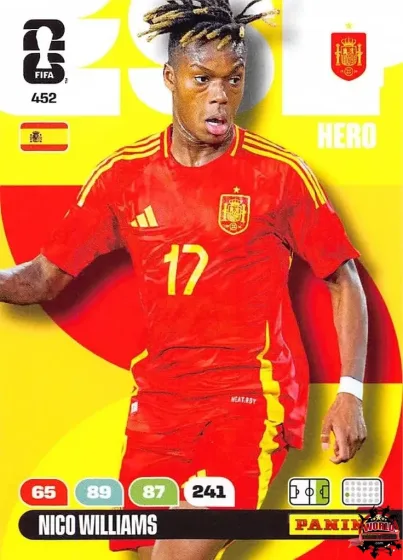 452 Nico Williams Panini Adrenalyn XL World Cup 2026 2026 452 Nico Williams Panini Adrenalyn XL World Cup 2026 2026