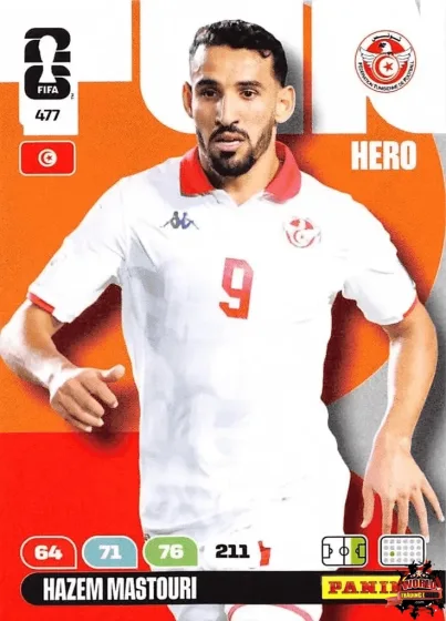 477 Hazem Mastouri Panini Adrenalyn XL World Cup 2026 2026 477 Hazem Mastouri Panini Adrenalyn XL World Cup 2026 2026