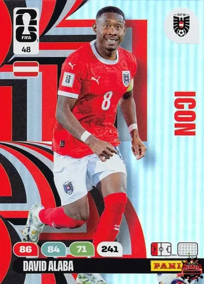 48 David Alaba Panini Adrenalyn XL World Cup 2026 2026 48 David Alaba Panini Adrenalyn XL World Cup 2026 2026