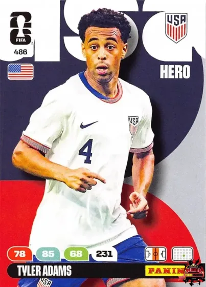 486 Tyler Adams Panini Adrenalyn XL World Cup 2026 2026 486 Tyler Adams Panini Adrenalyn XL World Cup 2026 2026