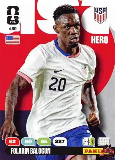 489 Folarin Balogun Panini Adrenalyn XL World Cup 2026 2026 489 Folarin Balogun Panini Adrenalyn XL World Cup 2026 2026