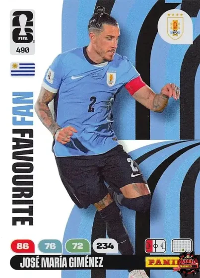 490 José María Giménez Panini Adrenalyn XL World Cup 2026 2026 490 José María Giménez Panini Adrenalyn XL World Cup 2026 2026