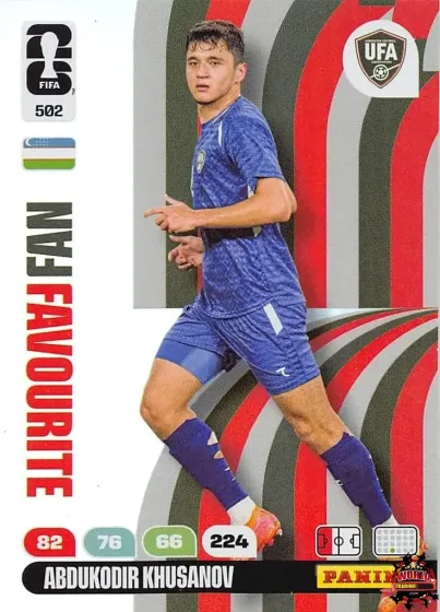 502 Abdukodir Khusanov Panini Adrenalyn XL World Cup 2026 2026 502 Abdukodir Khusanov Panini Adrenalyn XL World Cup 2026 2026