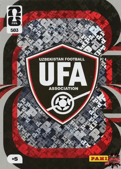 503 Узбекистан — емблема Panini Adrenalyn XL World Cup 2026 2026 503 Узбекистан — емблема Panini Adrenalyn XL World Cup 2026 2026