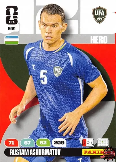 509 Rustam Ashurmatov Panini Adrenalyn XL World Cup 2026 2026 509 Rustam Ashurmatov Panini Adrenalyn XL World Cup 2026 2026