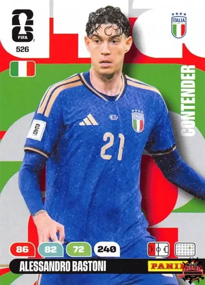 526 Alessandro Bastoni Panini Adrenalyn XL World Cup 2026 2026 526 Alessandro Bastoni Panini Adrenalyn XL World Cup 2026 2026