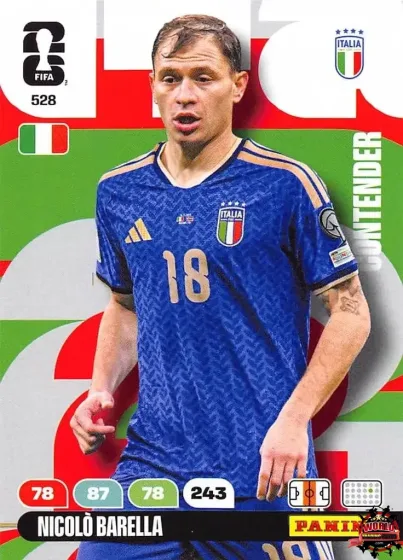 528 Nicolò Barella Panini Adrenalyn XL World Cup 2026 2026 528 Nicolò Barella Panini Adrenalyn XL World Cup 2026 2026