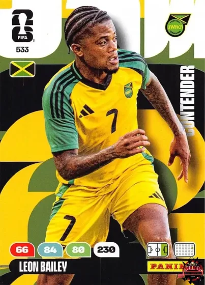 533 Leon Bailey Panini Adrenalyn XL World Cup 2026 2026 533 Leon Bailey Panini Adrenalyn XL World Cup 2026 2026