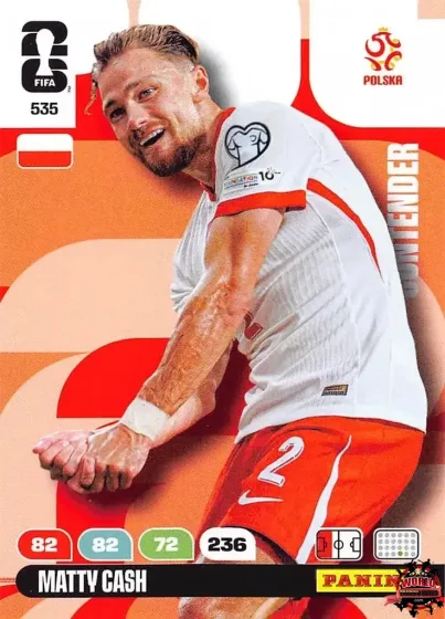 535 Matty Cash Panini Adrenalyn XL World Cup 2026 2026 535 Matty Cash Panini Adrenalyn XL World Cup 2026 2026