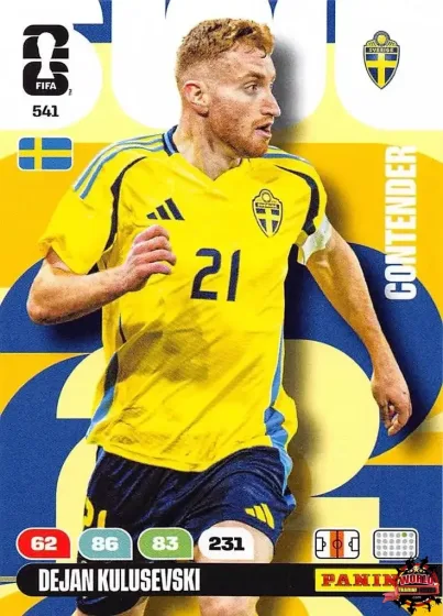 541 Dejan Kulusevski Panini Adrenalyn XL World Cup 2026 2026 541 Dejan Kulusevski Panini Adrenalyn XL World Cup 2026 2026