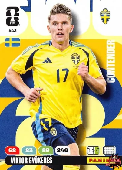 543 Viktor Gyökeres Panini Adrenalyn XL World Cup 2026 2026 543 Viktor Gyökeres Panini Adrenalyn XL World Cup 2026 2026