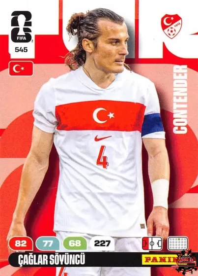 545 Çağlar Söyüncü Panini Adrenalyn XL World Cup 2026 2026 545 Çağlar Söyüncü Panini Adrenalyn XL World Cup 2026 2026