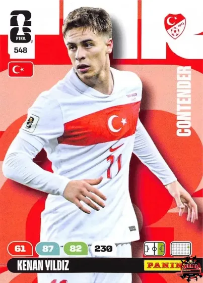 548 Kenan Yıldız Panini Adrenalyn XL World Cup 2026 2026 548 Kenan Yıldız Panini Adrenalyn XL World Cup 2026 2026