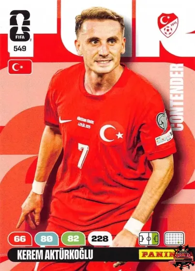549 Kerem Aktürkoğlu Panini Adrenalyn XL World Cup 2026 2026 549 Kerem Aktürkoğlu Panini Adrenalyn XL World Cup 2026 2026