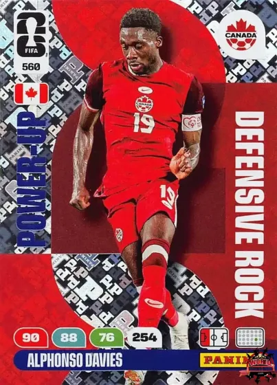 560 Alphonso Davies Panini Adrenalyn XL World Cup 2026 2026 560 Alphonso Davies Panini Adrenalyn XL World Cup 2026 2026