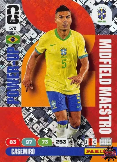 570 Casemiro Panini Adrenalyn XL World Cup 2026 2026 570 Casemiro Panini Adrenalyn XL World Cup 2026 2026