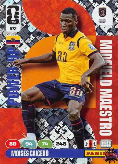 572 Moisés Caicedo Panini Adrenalyn XL World Cup 2026 2026 572 Moisés Caicedo Panini Adrenalyn XL World Cup 2026 2026