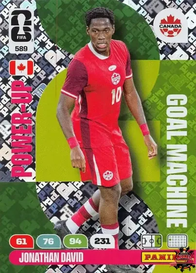589 Jonathan David Panini Adrenalyn XL World Cup 2026 2026 589 Jonathan David Panini Adrenalyn XL World Cup 2026 2026