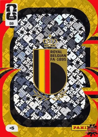 59 Бельгія — емблема Panini Adrenalyn XL World Cup 2026 2026 59 Бельгія — емблема Panini Adrenalyn XL World Cup 2026 2026
