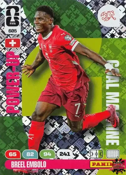 605 Breel Embolo Panini Adrenalyn XL World Cup 2026 2026 605 Breel Embolo Panini Adrenalyn XL World Cup 2026 2026