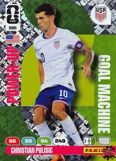 606 Christian Pulisic Panini Adrenalyn XL World Cup 2026 2026 606 Christian Pulisic Panini Adrenalyn XL World Cup 2026 2026