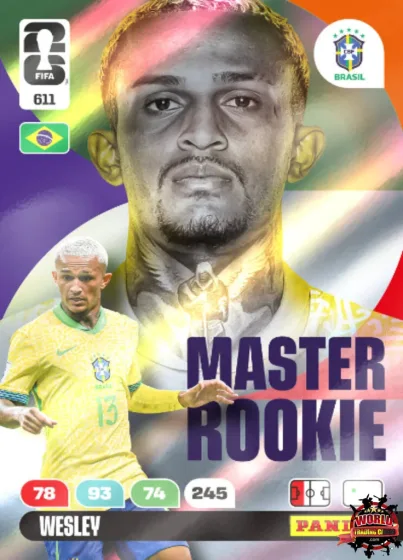 611 Wesley Panini Adrenalyn XL World Cup 2026 2026 611 Wesley Panini Adrenalyn XL World Cup 2026 2026