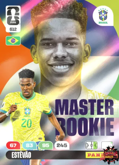 612 Estêvão Panini Adrenalyn XL World Cup 2026 2026 612 Estêvão Panini Adrenalyn XL World Cup 2026 2026