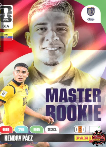 614 Kendry Páez Panini Adrenalyn XL World Cup 2026 2026 614 Kendry Páez Panini Adrenalyn XL World Cup 2026 2026