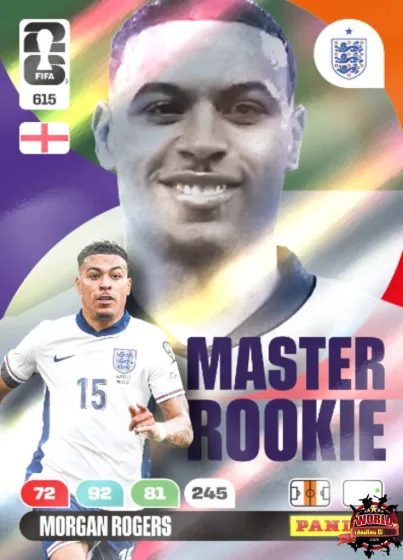 615 Morgan Rogers Panini Adrenalyn XL World Cup 2026 2026 615 Morgan Rogers Panini Adrenalyn XL World Cup 2026 2026