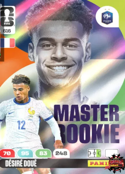 616 Désiré Doué Panini Adrenalyn XL World Cup 2026 2026 616 Désiré Doué Panini Adrenalyn XL World Cup 2026 2026