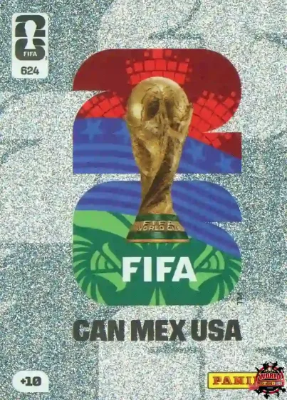 624 Офіційна емблема турніру Panini Adrenalyn XL World Cup 2026 2026 624 Офіційна емблема турніру Panini Adrenalyn XL World Cup 2026 2026