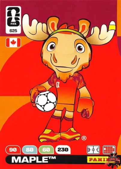 625 Талісман Maple Panini Adrenalyn XL World Cup 2026 2026 625 Талісман Maple Panini Adrenalyn XL World Cup 2026 2026