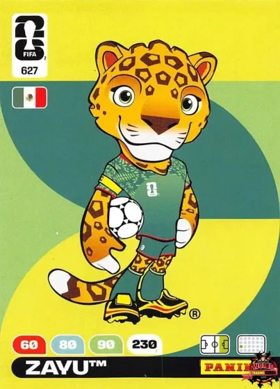 627 Талісман Zayu Panini Adrenalyn XL World Cup 2026 2026 627 Талісман Zayu Panini Adrenalyn XL World Cup 2026 2026