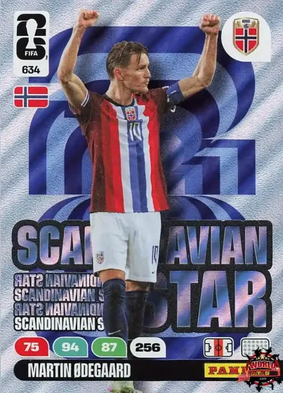 634 Martin Ødegaard - Scandinavian Star Panini Adrenalyn XL World Cup 2026 2026