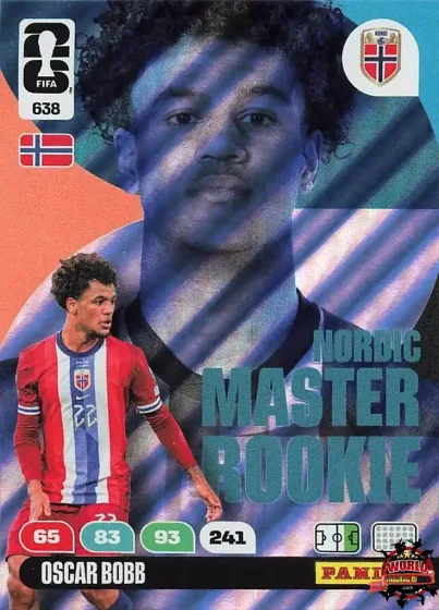 638 Oscar Bobb - Master Rookie Panini Adrenalyn XL World Cup 2026 2026 638 Oscar Bobb - Master Rookie Panini Adrenalyn XL World Cup 2026 2026